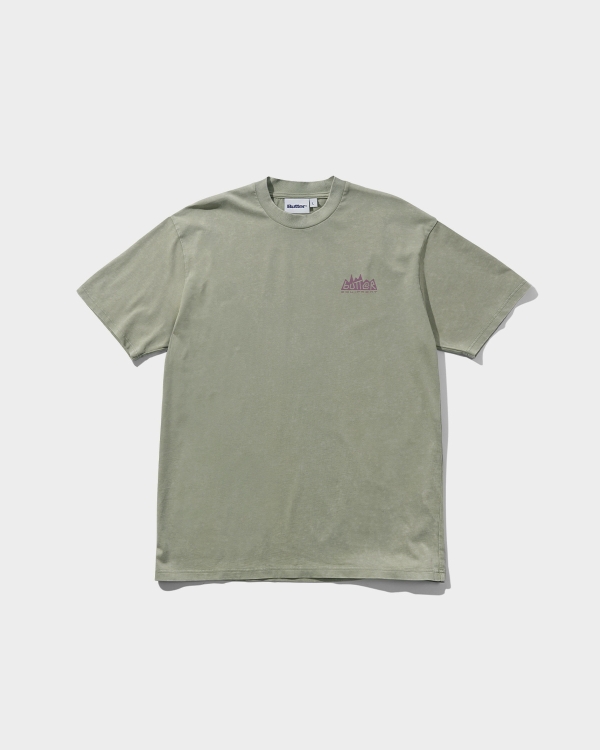 Butter Goods Mountain Equipment T-Shirt Washed Sage