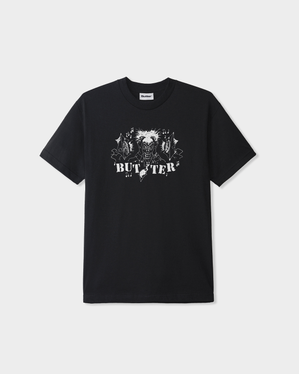 Butter Goods Noise Pollution T-Shirt Black