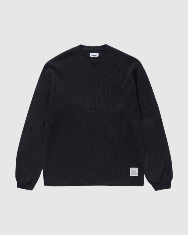 Butter Goods Thermal LS T-Shirt Black