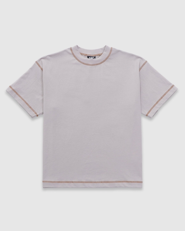 Candice Contrast T-Shirt Steel
