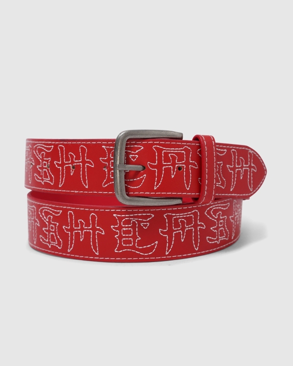 Cash Only Cash Belt Red