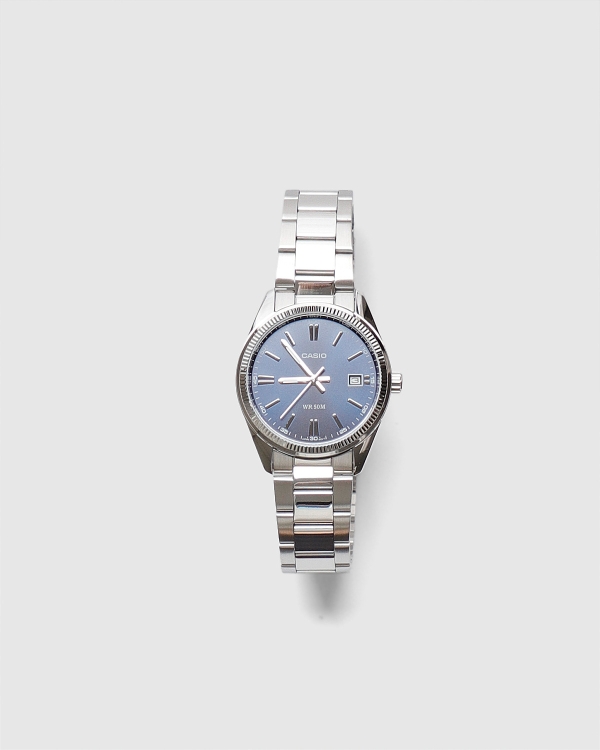 Casio Mid Analogue UTP1302PD-2A1 Blue Dial Stainless Steel