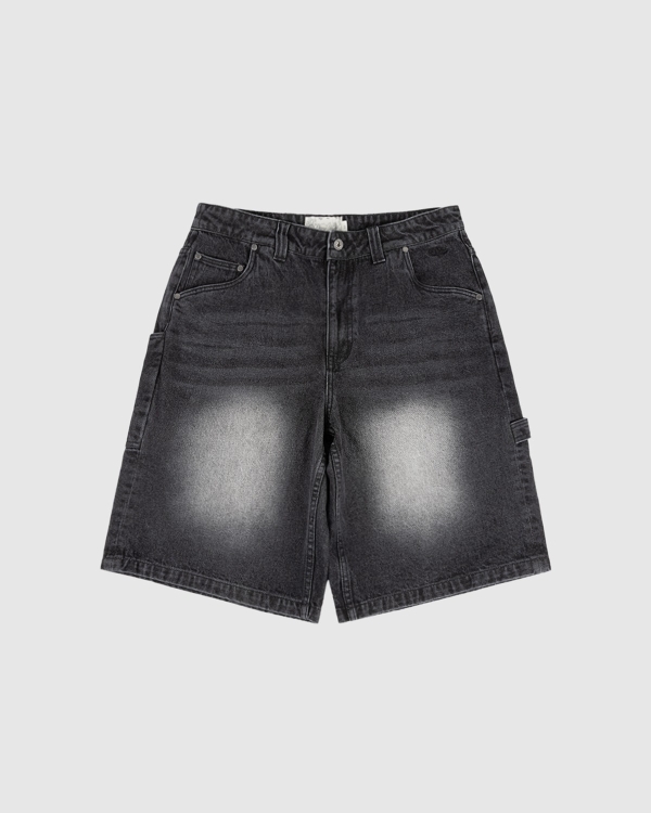 Dime Classic Denim Shorts Sandblasted Black