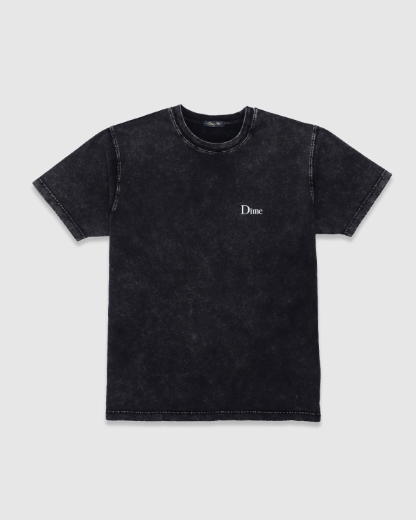 Dime Classic Small Logo T-Shirt Faded Black