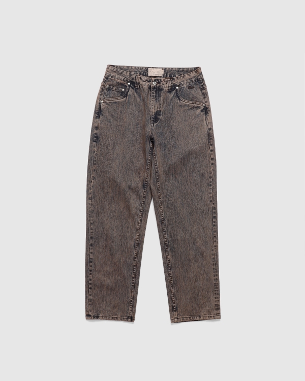 Dime Relaxed Denim Pants Premium Brown