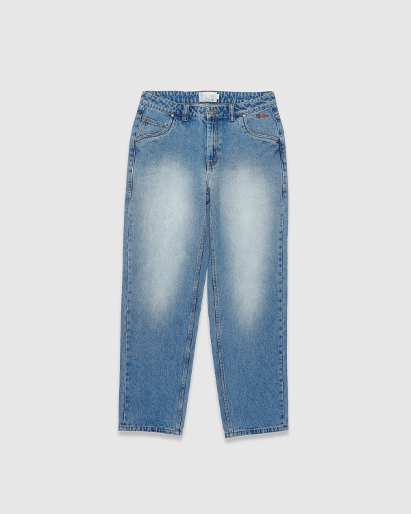 Dime Relaxed Denim Pants Sandblasted Blue