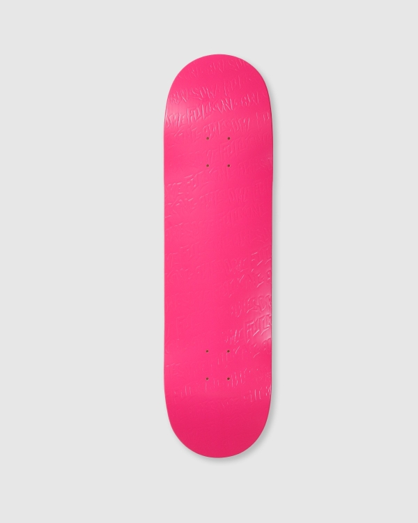 FA Stamp Embossed Shape 2 Deck Pink