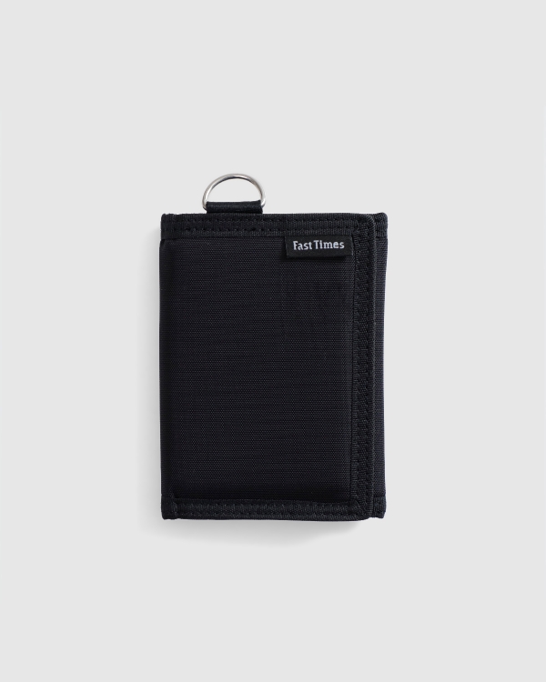 Fast Times Bill Trifold Wallet Black