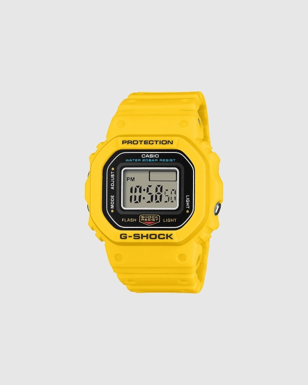 G Shock Digital Nano Ring Watch DWN5600-9D Yellow Resin
