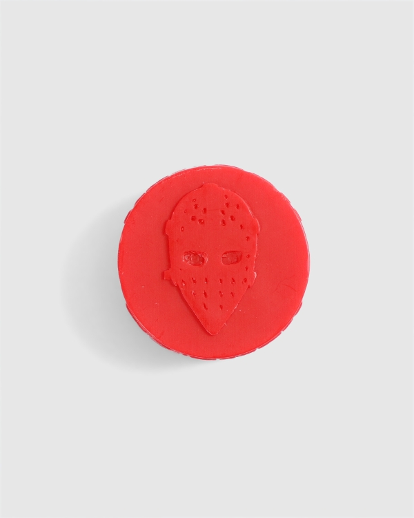 Hockey Puck Wax Red