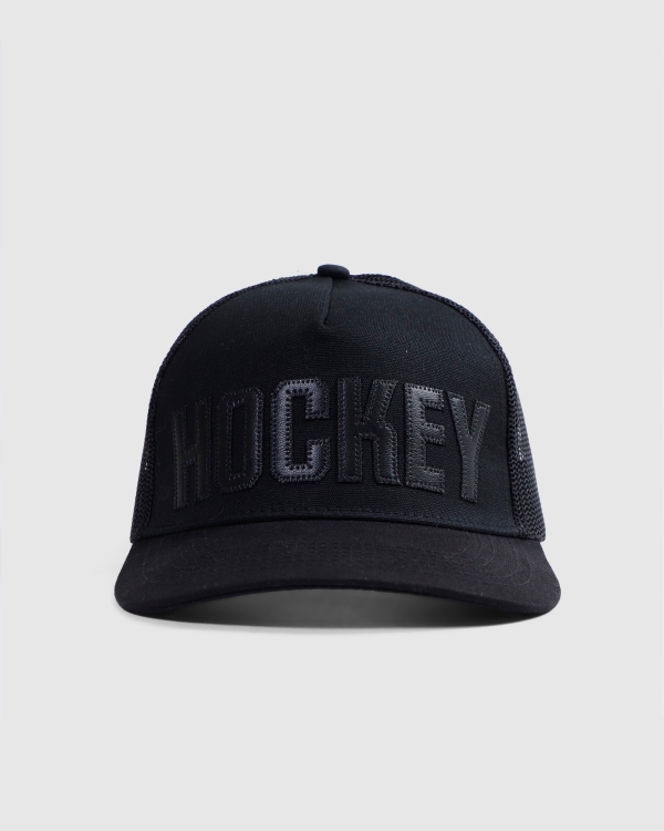 Hockey Truckstop Trucker Black Patent Leather