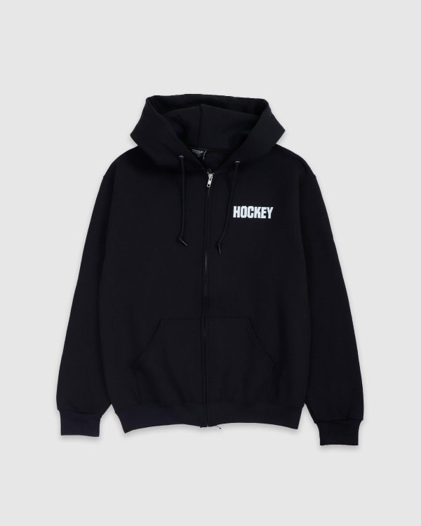Hockey Undead Warrior Zip Hood Black