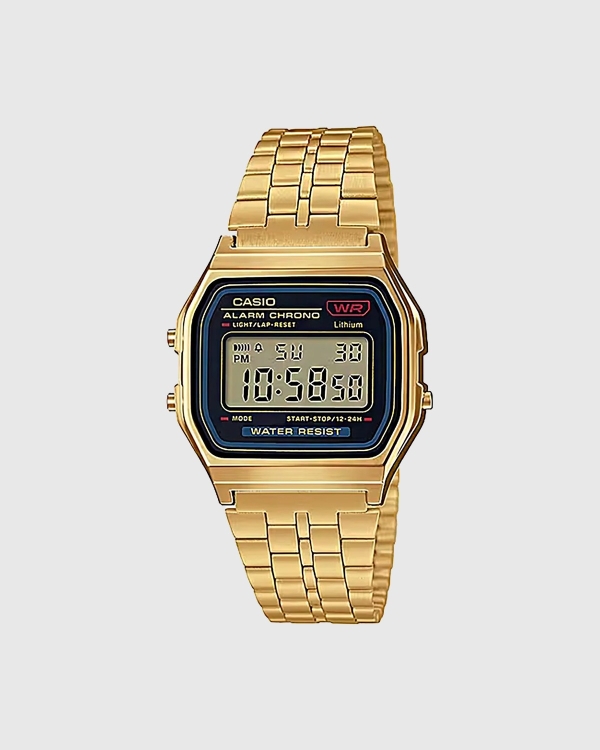Casio Gents Digital Stopwatch Gold A159WGEA-1DF