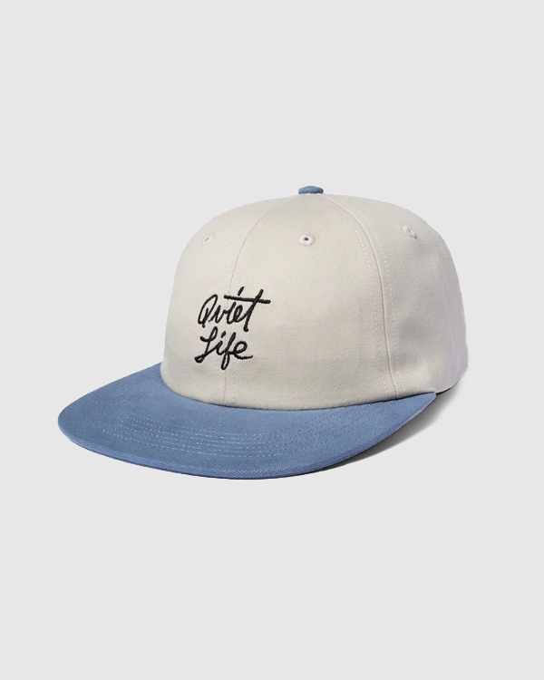 Quiet Life Script Polo Strapback Stone/Slate