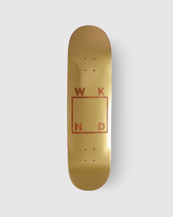 WKND Gold Plated Logo Deck