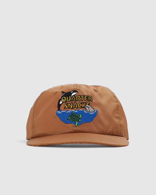 Quartersnacks Aquatic Snapback Caramel