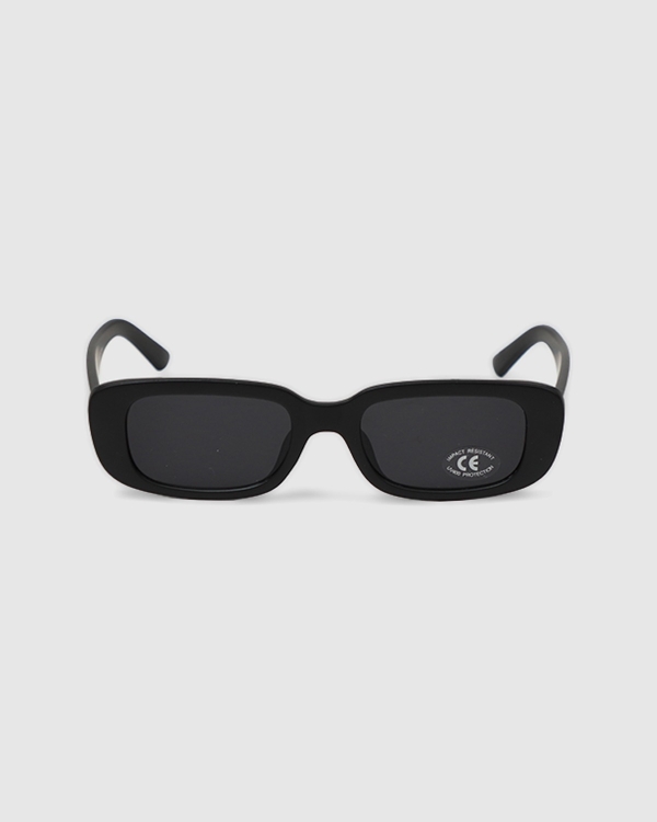Happy Hour Oxford Sunglasses Matte Black/Black