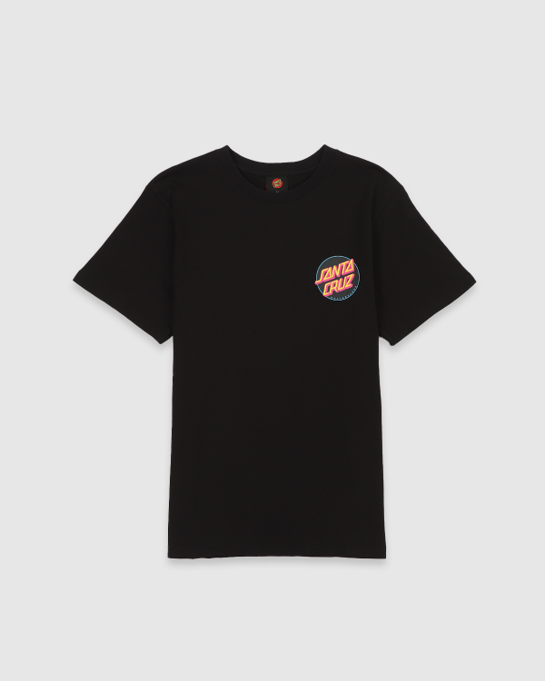 Santa Cruz Vivid Skull Reg Fit Youth T-Shirt Black