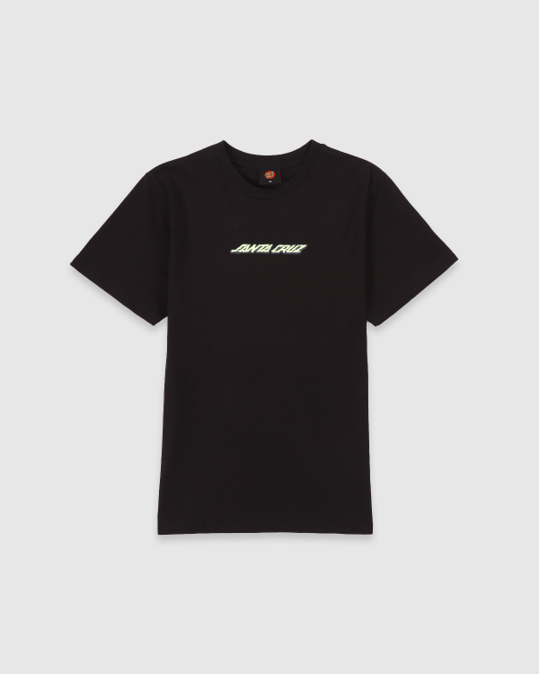 Santa Cruz Walking Hand Regular Fit Youth T-Shirt Black Glow In Dark