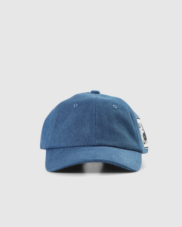 Smile and Wave Yin Yang Elastic Cap Denim