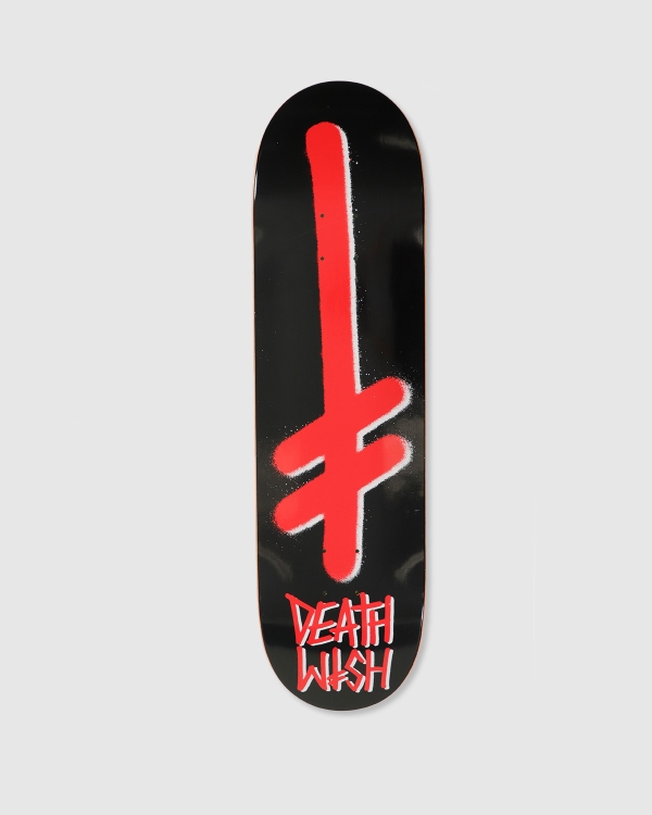 Deathwish Team OG Gang Logo Deck Black/Red