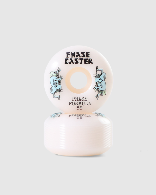 Heated Wheel Phasecaster Clone Wheels 99A White