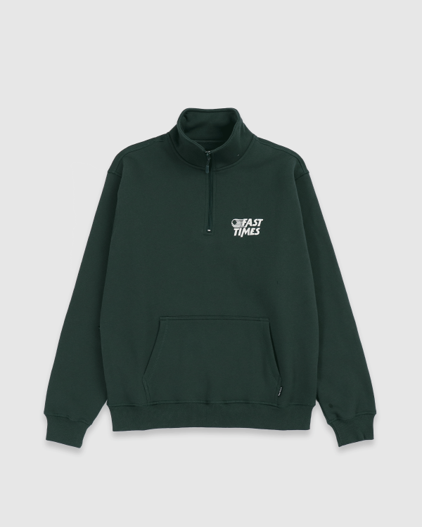 Fast Times Spin 1/4 Zip Dark Pine