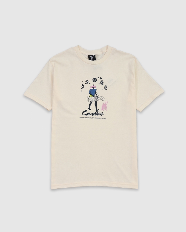 Candice Peace And Love T-Shirt Stone