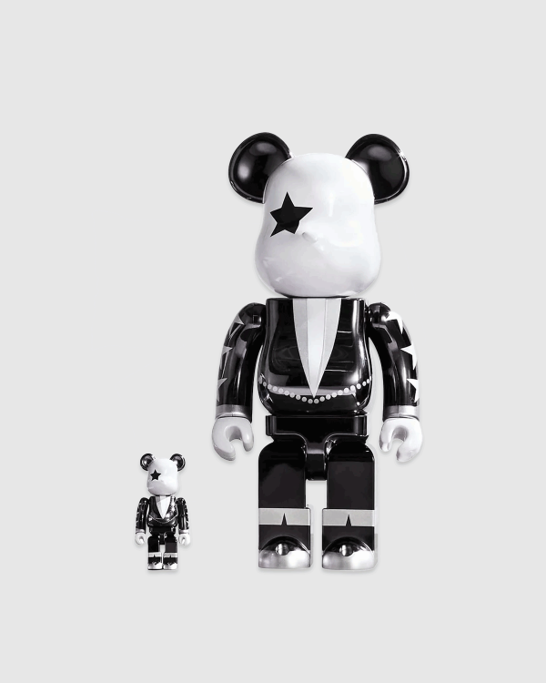 Medicom Toy Be@rbrick Kiss Star Child Chrome Collectible Set