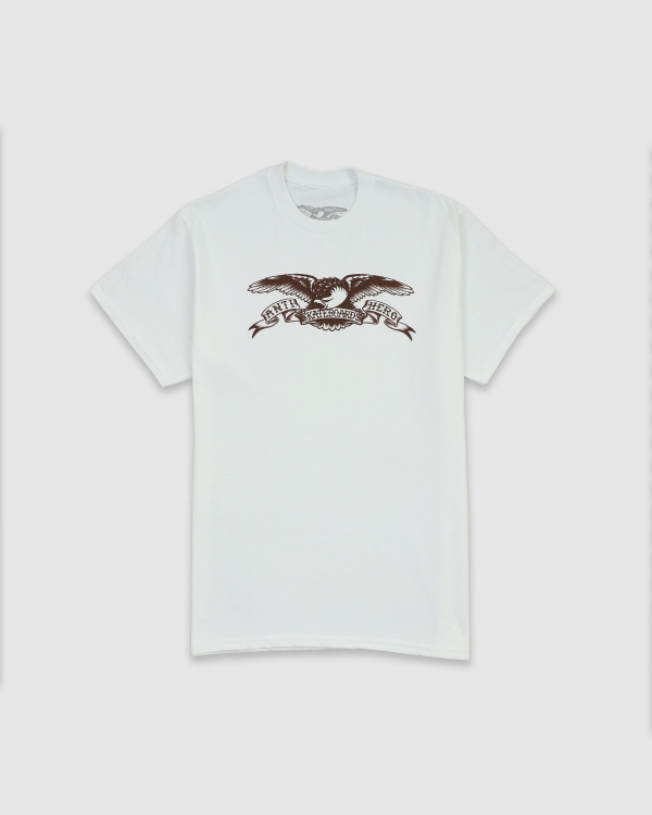 Antihero Basic Eagle T-Shirt White/Brown