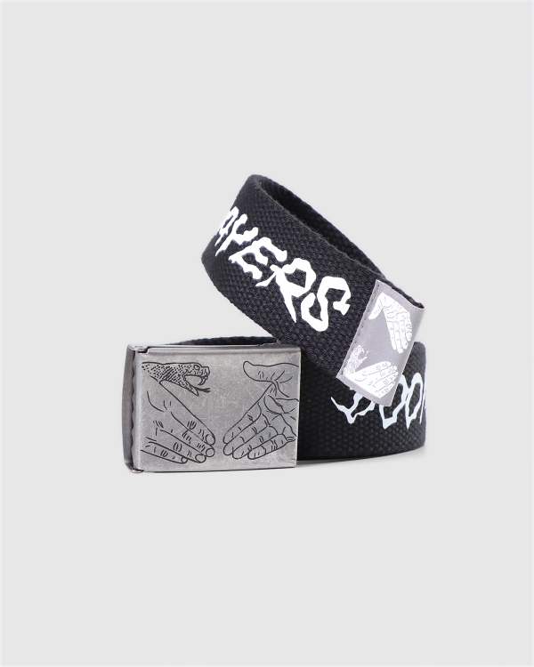 Doomsayers Scribble Web Belt Black