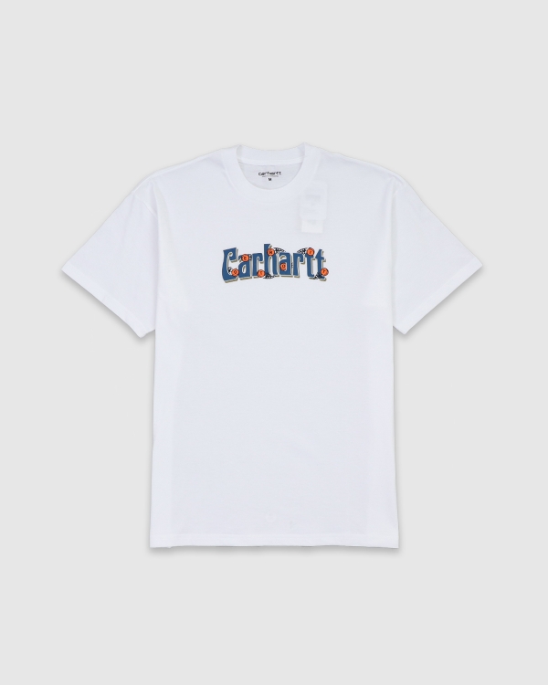 Carhartt WIP Spin Script T-Shirt White