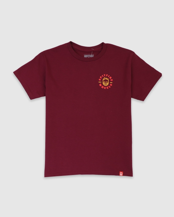 Spitfire Bighead Classic Youth T-Shirt Maroon