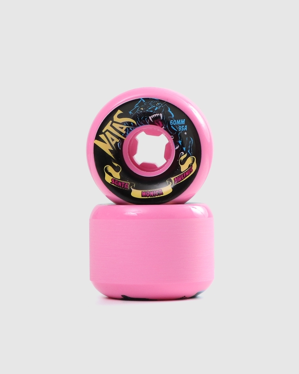 Santa Cruz Natas Kaupas Panther Vomits 95A Wheels Pink
