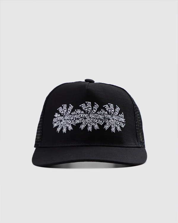 FA Three Spiral Trucker Black