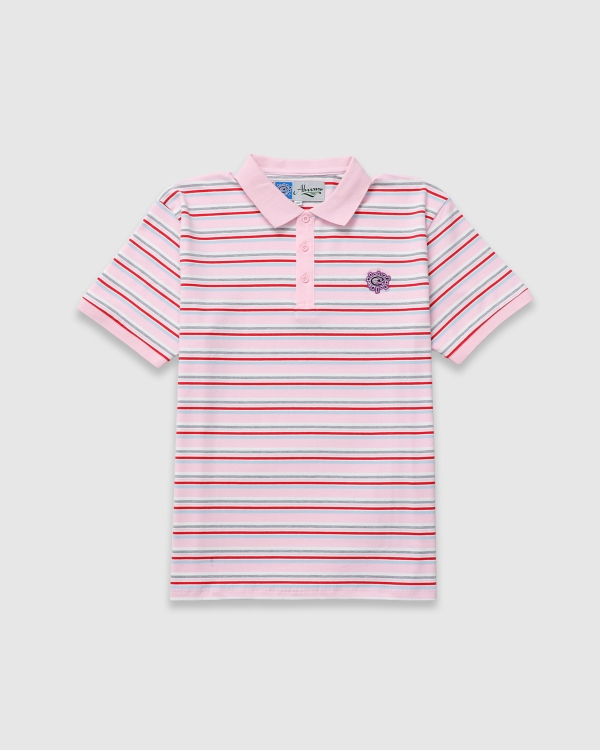 Always Educated SS Polo Pink