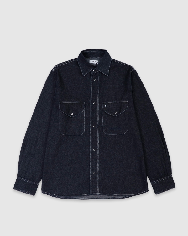 Dancer Double Pocket LS Shirt Black