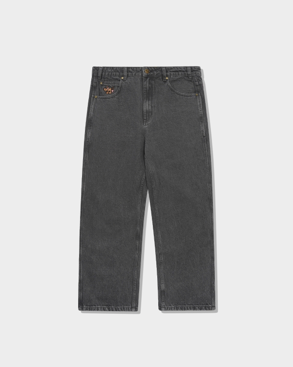 Butter Goods Pooch Relaxed Denim Jeans Washed Grey
