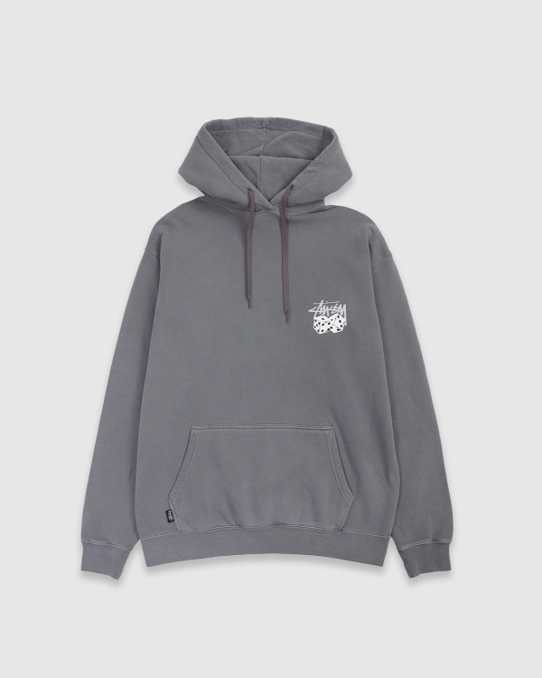 Stussy Pair Of Dice PO Hood Pigment Grey