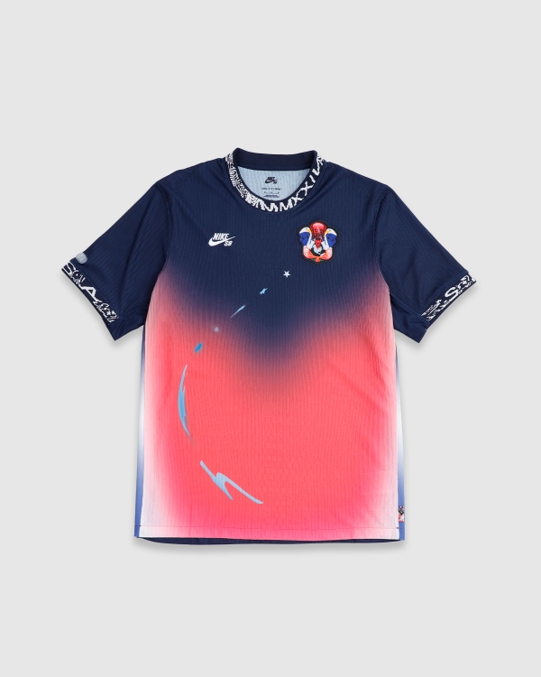 Nike Team USA Dri FIT ADV SS Jersey Obsidian/Bright Crimson/White