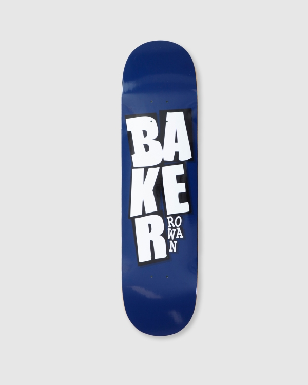 Baker Rowan Zorilla Stacked Name B2 Deck Blue