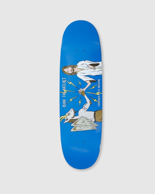 Toy Machine x Thrasher Bury The Hatchet Egg Deck