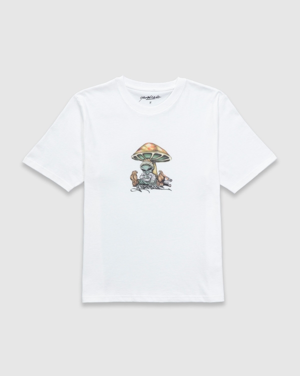 Yardsale Golden Teacher T-Shirt White