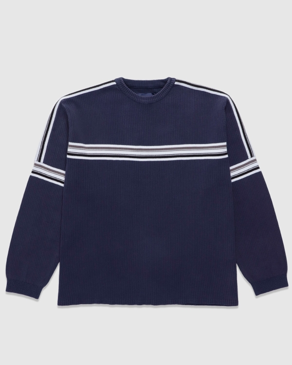 thisisneverthat Striped Knit Navy