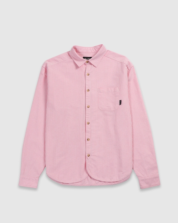 Fast Times Pepe LS Shirt Rose/White