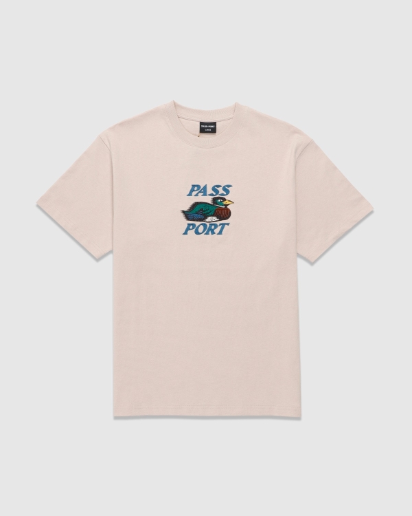 Passport Fast Duck T-Shirt Stone