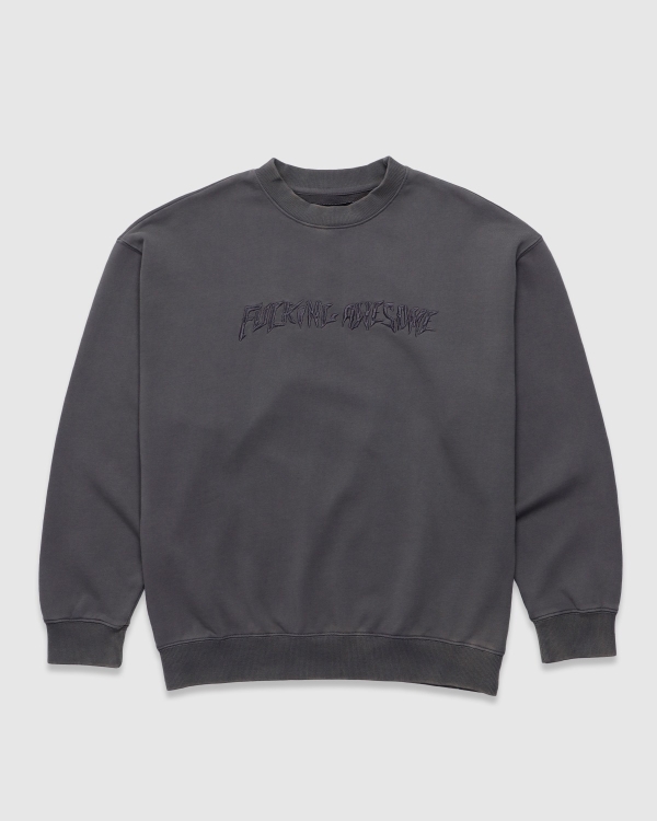 FA Distressed Stamp Crew Black