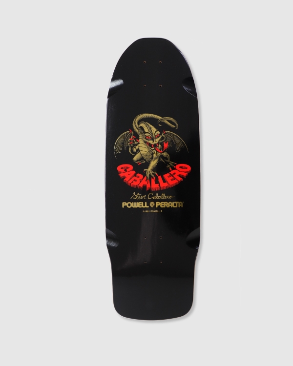 Powell Peralta Bones Brigade Series 16 Steve Caballero Deck Black/Gold Foil