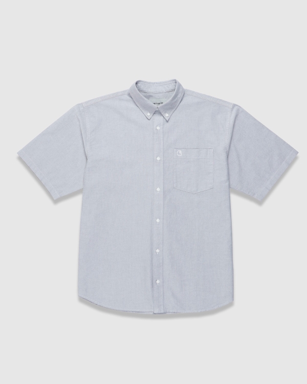 Carhartt WIP Braxton SS Shirt Graphite/Wax