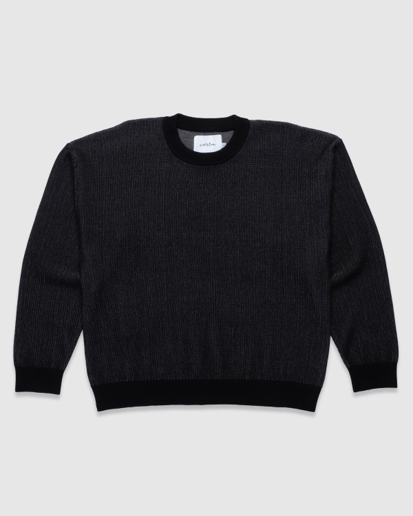 Candice Therapy Ribbed Knitted Sweater Charcoal
